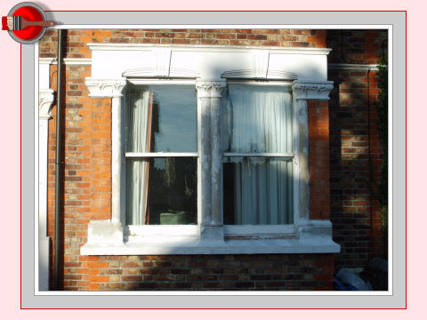 small time art deco masonry existing front features bay window Poets corner stripped